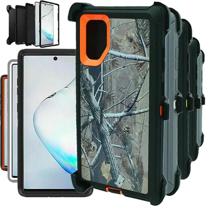 Rugged Defender Case for Samsung Galaxy S25 / S25+Plus / S25 Ultra / Shockproof Heavy Duty Protection Case with Belt Clip Phonecase